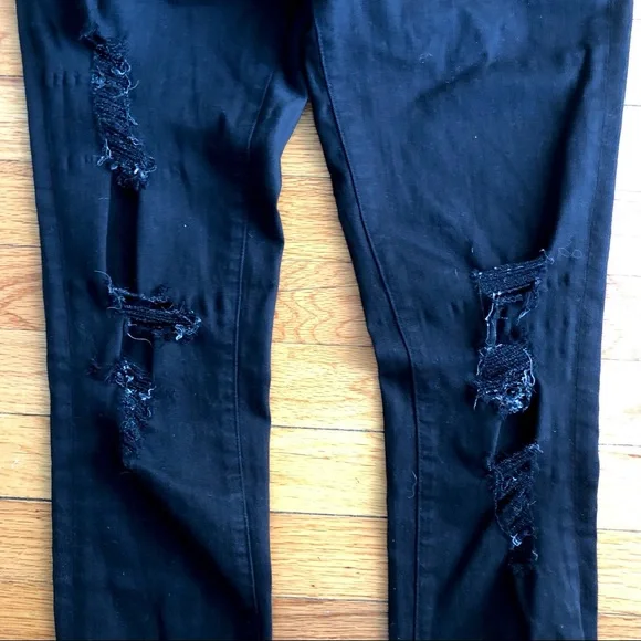 Frame black distressed skinny jeans - Picture 3 of 10